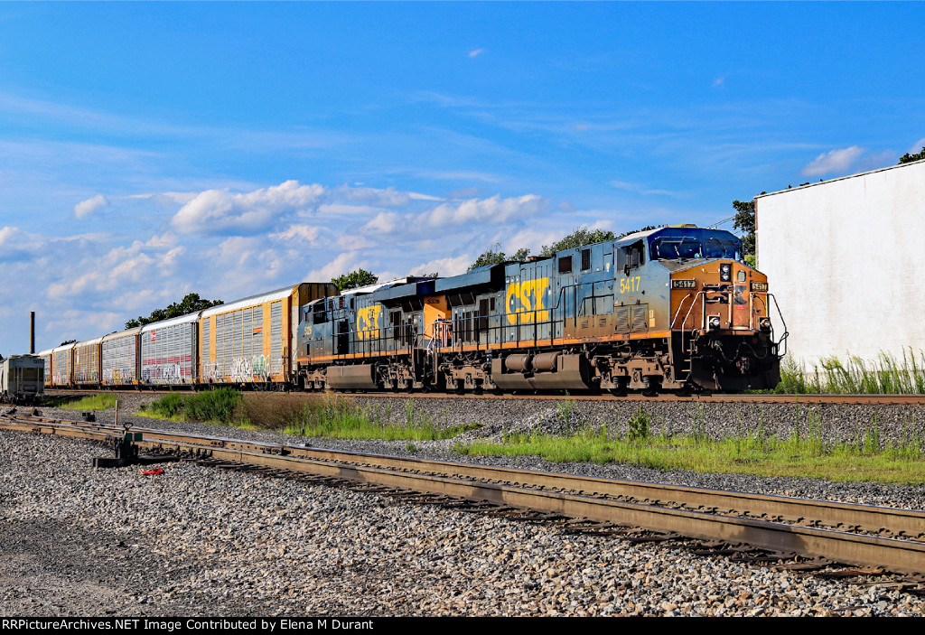 CSX 5417 on M-218